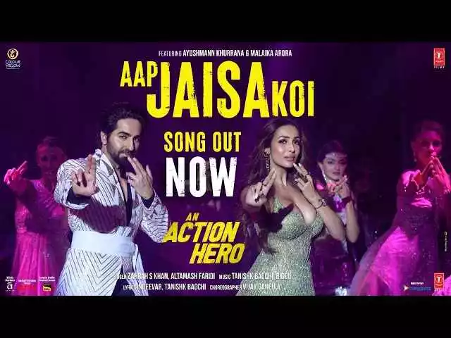 Aap Jaisa Koi Lyrics An Action Hero